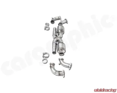 Cargraphic Sport Catalytic Converter Set "X" SS304L Porsche 997.1 Carrera 2/4 3.6L | 2S/4S 3.8L 2005-2008 - CARP97KATXOBD2C