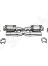 Cargraphic Sport Catalytic Converter Set "X" SS304L Porsche 997.1 Carrera 2/4 3.6L | 2S/4S 3.8L 2005-2008                                     - CARP97KATXOBD2C - Image 5