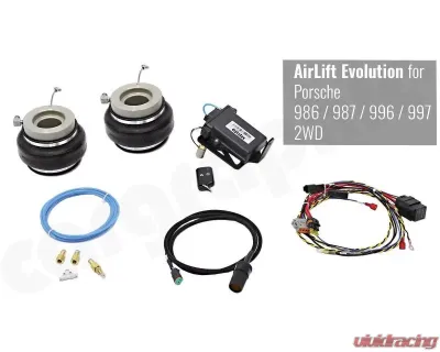 Cargraphic Front Axle Air Lift Kit Porsche 996 | 997 Carrera RWD 1998-2013 - CARALSP972WD