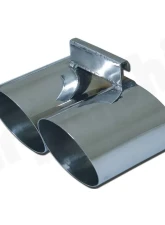 CARGRAPHIC Sport Rear Silencer 89mm Double-End Tailpipe Slash Cut Porsche 986 Boxster 2.5L Sound Version w/TUEV Certificate                                     - CARP86ET35 - Image 3