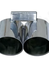 CARGRAPHIC Sport Rear Silencer 89mm Double-End Tailpipe Slash Cut Porsche 986 Boxster 2.5L Sound Version w/TUEV Certificate                                     - CARP86ET35 - Image 4
