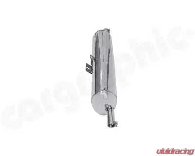 CARGRAPHIC Sport Rear Silencer 76mm Double-End Tailpipe Slush Cut Rolled-In Porsche 986 Boxster 2.5L Sound Version w/TUEV Certificate - CARP86ETR