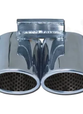 CARGRAPHIC Sport Rear Silencer 88x76mm Double-End Tailpipe Slash Cut Rolled-In Porsche 986 Boxster 2.5L Super Sound Version                                     - CARP86ETSO2 - Image 4