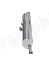 CARGRAPHIC Sport Rear Silencer 88x76mm Double-End Tailpipe Slash Cut Rolled-In Porsche 986 Boxster 2.5L Super Sound Version                                     - CARP86ETSO2 - Image 7
