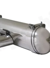 CARGRAPHIC Sport Rear Silencer 89mm "Revolver" Double-End Tailpipe Slash Cut Rolled-In Porsche 986 Boxster 2.5L Super Sound Version                                     - CARP86ETSREV - Image 10
