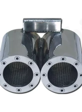 CARGRAPHIC Sport Rear Silencer 89mm "Revolver" Double-End Tailpipe Slash Cut Rolled-In Porsche 986 Boxster 2.5L Super Sound Version                                     - CARP86ETSREV - Image 4