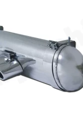 CARGRAPHIC Sport Rear Silencer "TRI-PIPE" Tailpipe Slash Cut Rolled-In Porsche 986 Boxster 2.5L Super Sound Version                                     - CARP86ETSTRIR - Image 10
