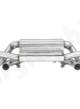 Cargraphic Sport Rear Silencer X-Pipe / RACING with Integrated Valves SS304L Porsche 718 Cayman GT4 | Syper RS 4.0L                                     - CARP82GT4RSETXFLAP - Image 15