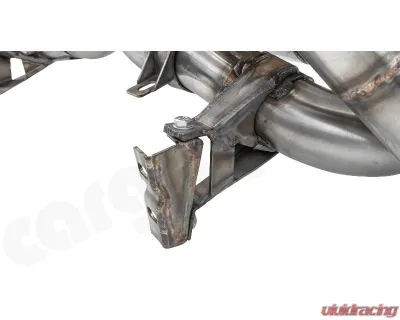Cargraphic Sport Rear Silencer X-Pipe / RACING with Integrated Valves SS304L Porsche 718 Cayman GT4 | Syper RS 4.0L - CARP82GT4RSETXFLAP