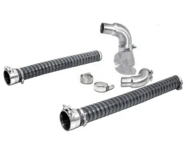 Cargraphic Heater Adapter Kit SS304L w/ High Temperature Heater Hose for straight Heater Valves