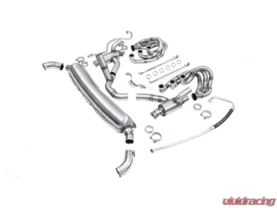 Cargraphic Full GT Sport Exhaust System SS304L w/ 2x100cpsi Sport Catalytic Converters - CARP11GTKITKATHXC1