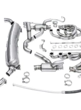 Cargraphic Full GT Sport Exhaust System SS304L w/ 2x100cpsi Sport Catalytic Converters                                     - CARP11GTKITKATHXC1 - Image 2