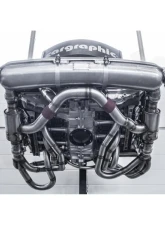 Cargraphic Full GT Sport Exhaust System SS304L w/ 2x100cpsi Sport Catalytic Converters                                     - CARP11GTKITKATHXC1 - Image 3