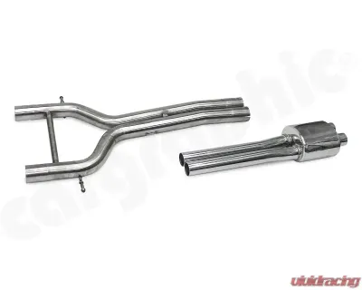 Cargraphic Center Pipe Sound Porsche 970 Panamera Petrol V6 10-17 - CARP70V6xpipesIL