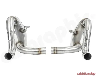 Cargraphic Silencer Set Motorsport Homologated Super Cup|Cup Quiet 95Dba Porsche 996 C2|C4 98-05 - CARP96CupETR