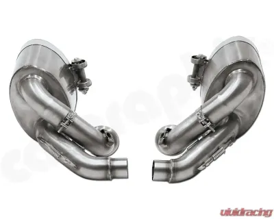 Cargraphic Silencer Set Motorsport Homologated with Clamp|Olive Fitting Porsche 997.2 Gt3 10-11 - CARP97Cup08VSD