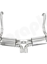Cargraphic Sport Rear Silencer Set Porsche 981 Boxster 13-14                                     - PERP81ETFLAP - Image 2