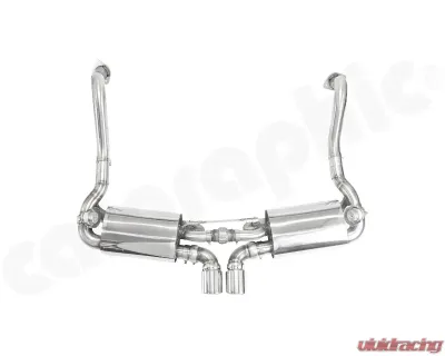 Cargraphic Sport Rear Silencer Set Porsche 981 Boxster 13-14 - PERP81ETFLAP