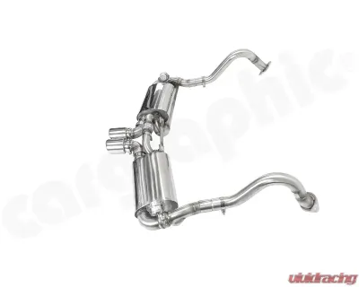 Cargraphic Sport Rear Silencer Set Porsche 981 Boxster 13-14 - PERP81ETFLAP