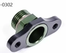 Radium Engineering FPR Adapter 8AN ORB 16mm Bore 39mm Spacing M6