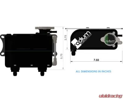 Radium Engineering Coolant Tank Universal - 20-0270-00