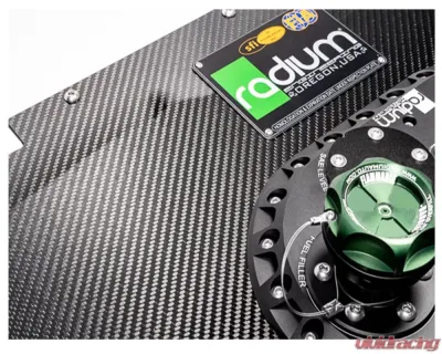 Radium Engineering Carbon Fiber Fuel Cell Lid Load 10/14 Gallon - 13-0410-01