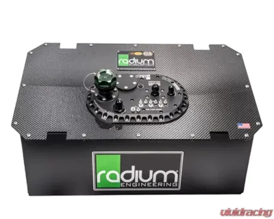 Radium Engineering Carbon Fiber Fuel Cell Lid Load 10/14 Gallon - 13-0410-01