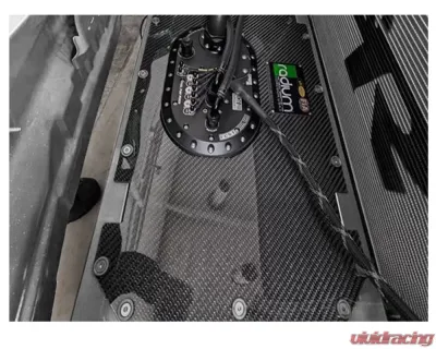 Radium Engineering Carbon Fiber Fuel Cell Lid Load 10/14 Gallon - 13-0410-01
