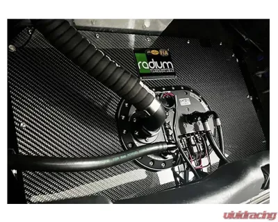 Radium Engineering Carbon Fiber Fuel Cell Lid Load 10/14 Gallon - 13-0410-01