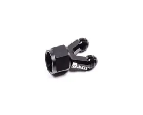 Radium Engineering Y-Adapter 6AN Male 6AN Male 10AN Female