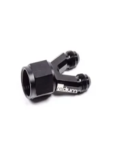 Radium Engineering Y-Adapter 6AN Male 6AN Male 10AN Female                                     - 14-0490 - Image 2