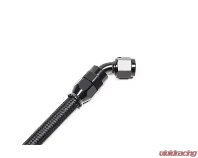 Radium Engineering Black Ptfe 45 Degree 6An Hose End - 14-0632