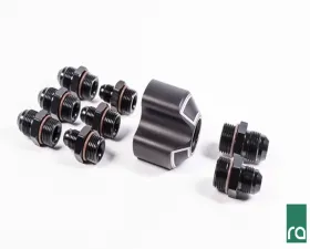 Radium Engineering Distribution Block 3 Into 1 With Fittings
