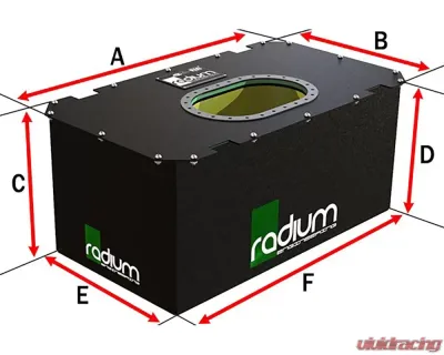 Radium Engineering 10.5 Gallon Spare Tire R10.5A Radium Fuel Cell - 20-0611