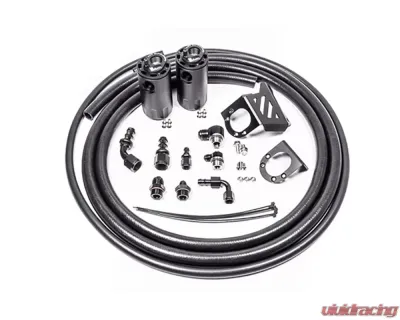 Radium Engineering Fluid Lock Dual Catch Can Kit Toyota Tacoma 2016+ - 20-0840-FL