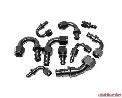 Radium Engineering 6 AN 45 Degree PushLok Hose End - 14-0202