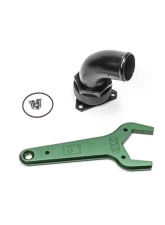 Radium Engineering FCST-X 3-Bolt Remote Mount Fill Neck - 24AN Elbow - 1.5 Inch Barb                                     - 20-1047 - Image 2