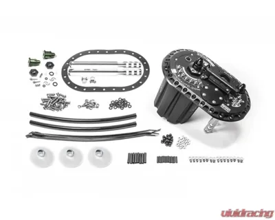 Radium Engineering FCST-X Brushless Ti Automotive E5LM Fuel Cell Surge Tank (Pumps NOT Included) - 20-1993-00