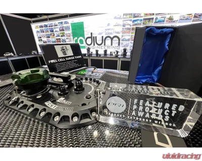 Radium Engineering FCST-X Brushless Ti Automotive E5LM Fuel Cell Surge Tank (Pumps NOT Included) - 20-1993-00