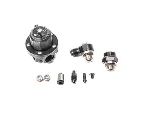 Radium Engineering Black 8AN Orb Direct Mount Regulator