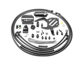 Radium Engineering Fuel Hanger Plumbing Kit w Microglass Filter