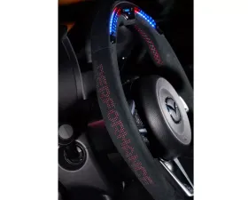 DAMD Black Leather Red Stiching Performance Steering Wheel Nissan GT-R 2007-2011