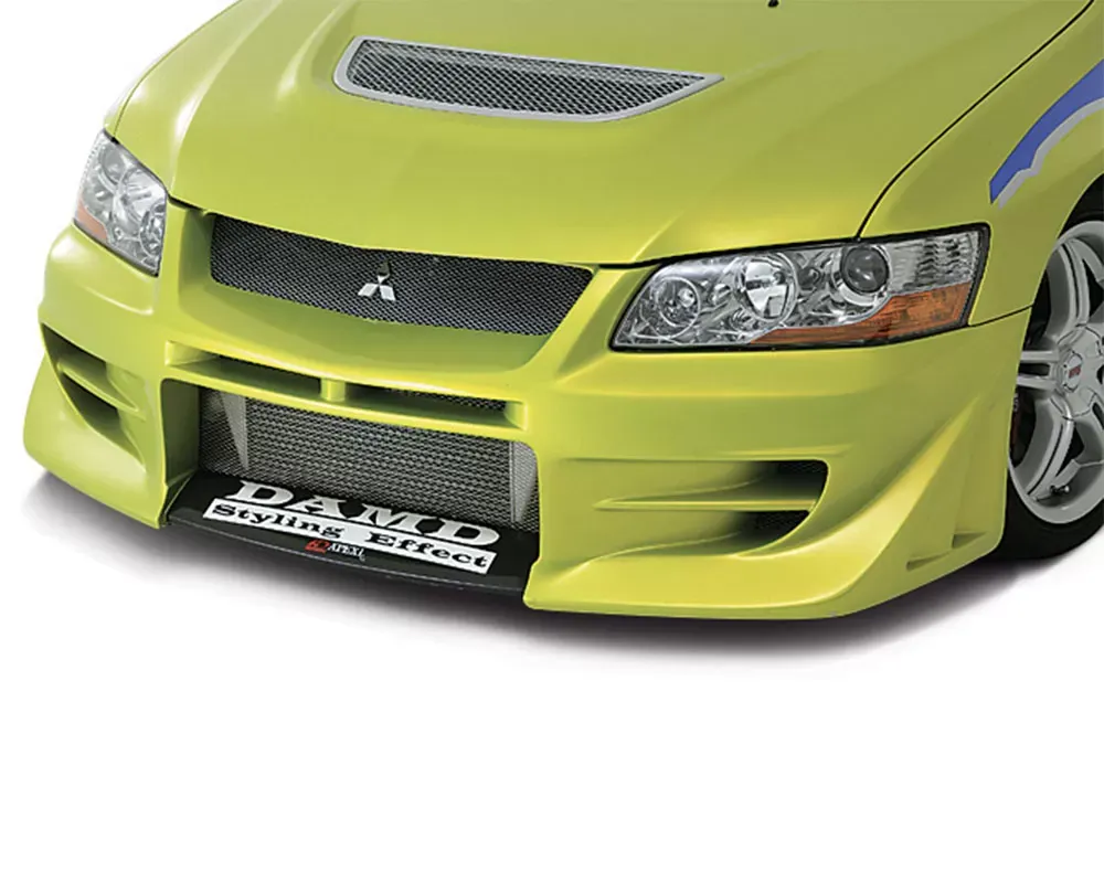 DAMD FRP Front Bumper Garnish Mitsubitsi Lancer Evolution 8-9 2003-2005 - DMD-FG-FRP-EVO10