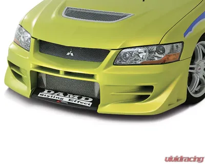 DAMD FRP Front Bumper Garnish Mitsubitsi Lancer Evolution 8-9 2003-2005 - DMD-FG-FRP-EVO10