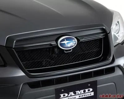 DAMD Unpainted Plain with No LED Front Grille Subaru Forester SJ 2012-2018 - DMD-FG-FRP-SJ