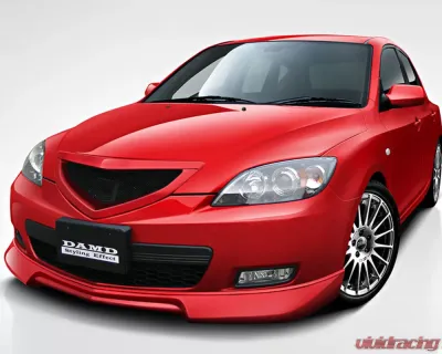 DAMD FRP Front Spoiler Mazda 3 2006-2008 - DMD-FH-FRP-BK3P