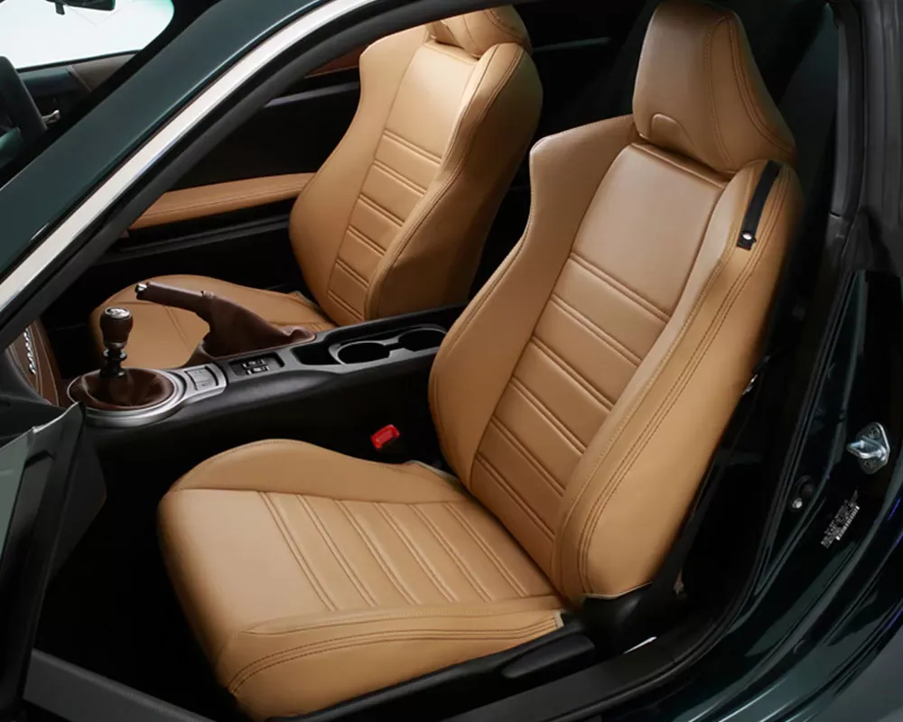 DAMD Tan with Brown Stitching Premium Fit Seat Cover Scion FR-S | ZN6 2013 - DMD-GA-02