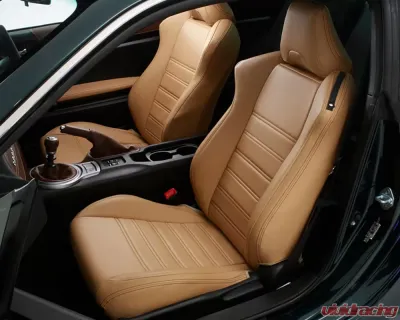 DAMD Tan with Brown Stitching Premium Fit Seat Cover Scion FR-S | ZN6 2013 - DMD-GA-02