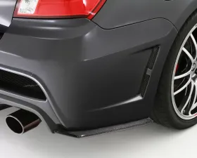 DAMD Matte Black Sturm Rear Bumper Extension Subaru Impreza WRX STI (GV) 2008-2014