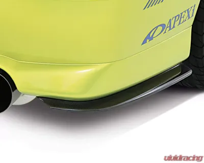 DAMD CFRP Rear Bumper Extension Mitsubitsi Lancer Evolution 8-9 2003-2005 - DMD-RE-CFRP-CT9A